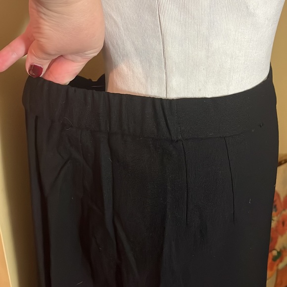 Vtg LILLY TAYLOR NY PARIS Size 22 Blazer Skirt Suit Wool Black Lined Timeless - Picture 15 of 16